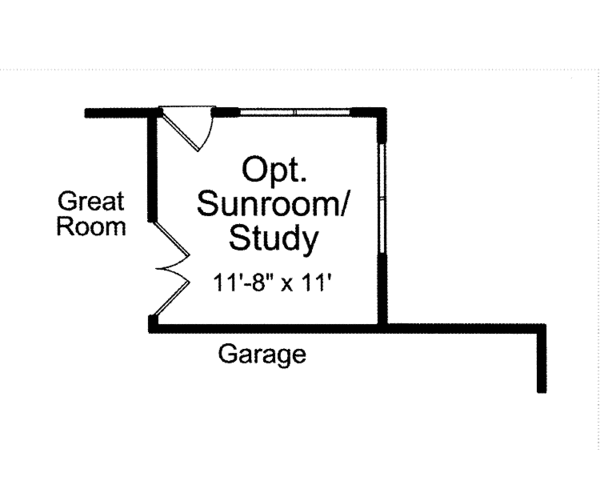 Home Plan - Traditional Floor Plan - Main Floor Plan #46-811