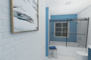 Interior - Master Bathroom for Ranch House Plan #1082-10 - 3 bed, 2 bath