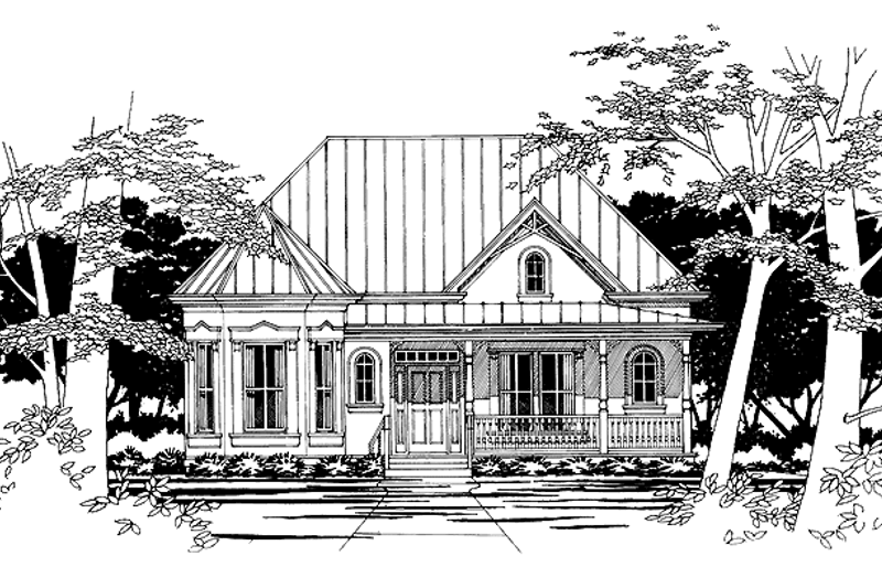 Home Plan - Victorian Exterior - Front Elevation Plan #472-99