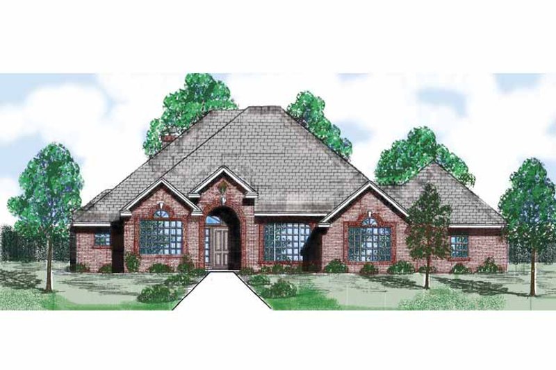 House Design - Exterior - Front Elevation 3 for Traditional House Plan #52-271 - 3 bed, 2.5 bath
