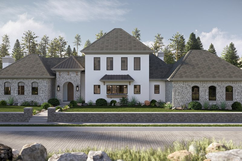 House Blueprint - Exterior - Other Elevation for Cottage House Plan #455-746 - 4 bed, 2.5 bath