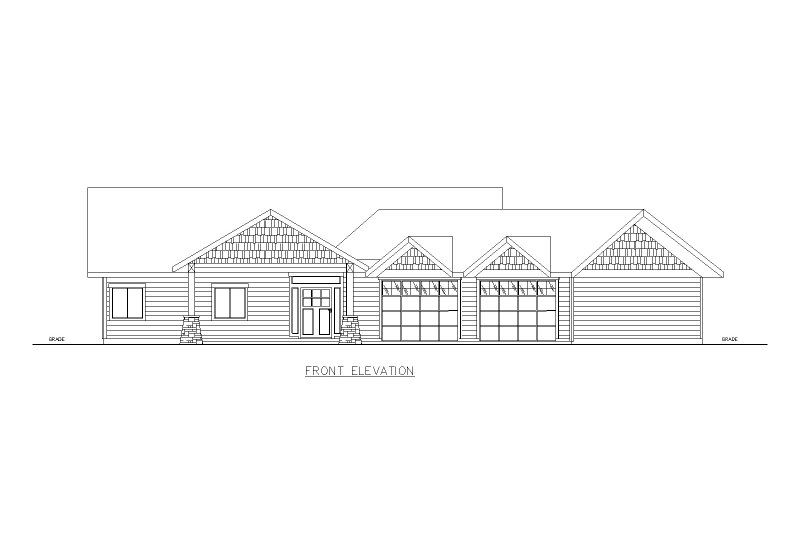 Dream House Plan - Exterior - Front Elevation 3 for Craftsman House Plan #117-1082 - 3 bed, 3.5 bath