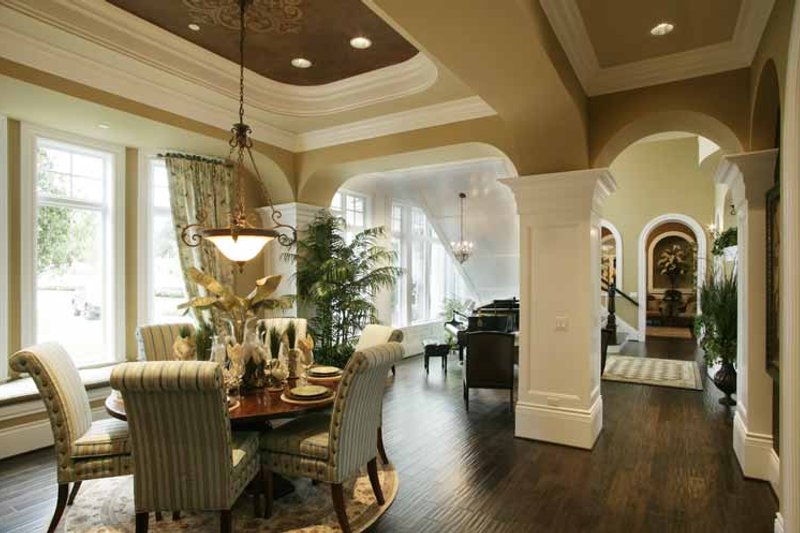 Architectural House Design - Interior - Dining Room 1 for Prairie House Plan #132-354 - 4 bed, 6 bath