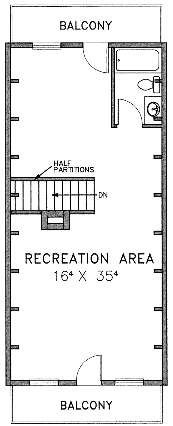 Dream House Plan - Contemporary Floor Plan - Upper Floor Plan #60-706
