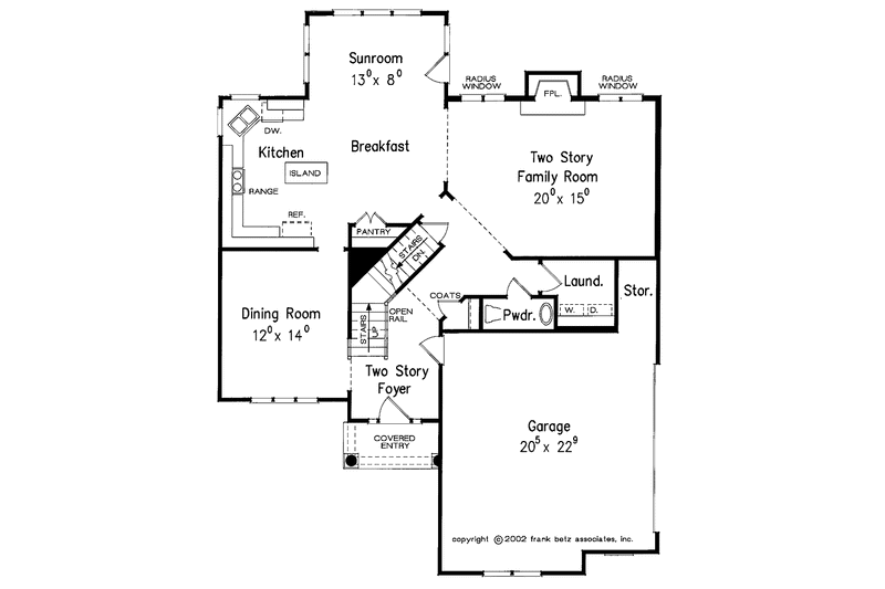 House Blueprint - Floor Plan - Main Floor for Country House Plan #927-842 - 3 bed, 2.5 bath