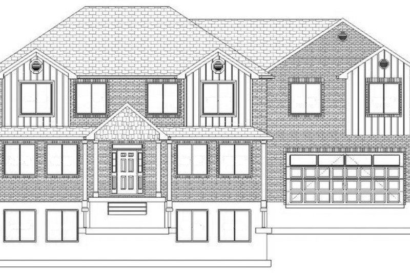 House Design - Exterior - Front Elevation 5 for Traditional House Plan #1060-18 - 7 bed, 4 bath