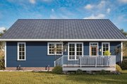 Bungalow Style House Plan - 3 Beds 2 Baths 1209 Sq/Ft Plan #54-605 