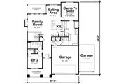 Farmhouse Style House Plan - 2 Beds 2 Baths 1471 Sq/Ft Plan #20-2446 