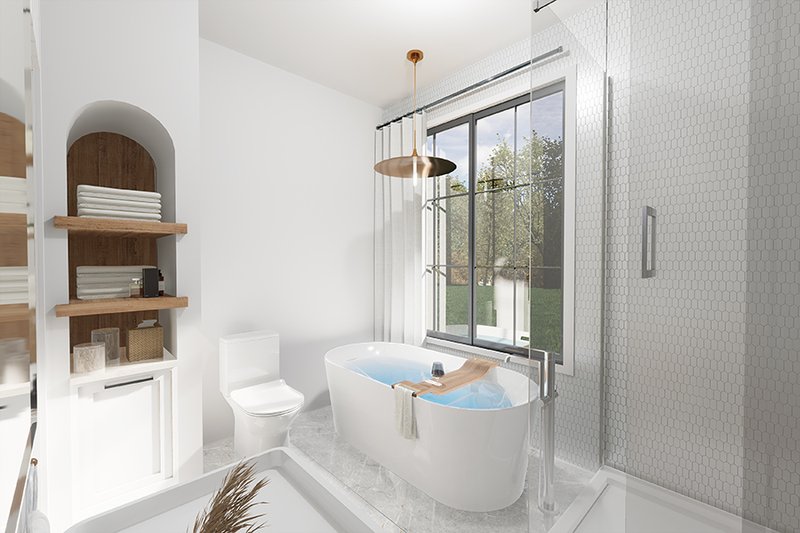 House Design - Interior - Bathroom for Bungalow House Plan #23-2818 - 4 bed, 2 bath
