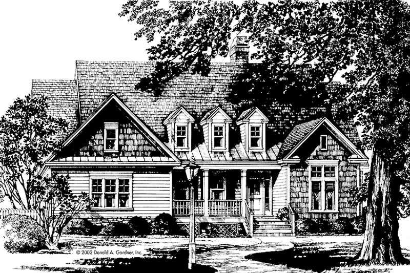 Dream House Plan - Craftsman Exterior - Front Elevation Plan #929-664