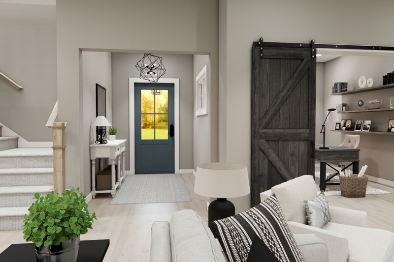 House Design - Interior - Entry for Bungalow House Plan #51-1370 - 3 bed, 2.5 bath