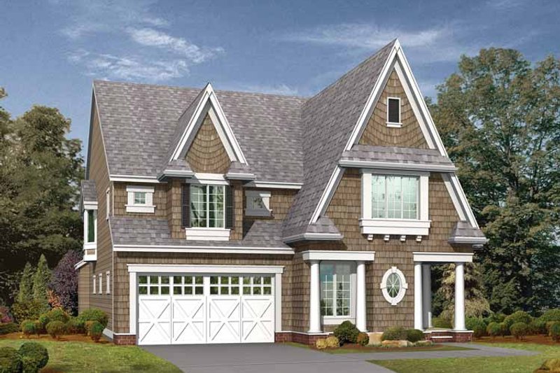 Dream House Plan - Exterior - Front Elevation 3 for Craftsman House Plan #132-253 - 4 bed, 3.5 bath