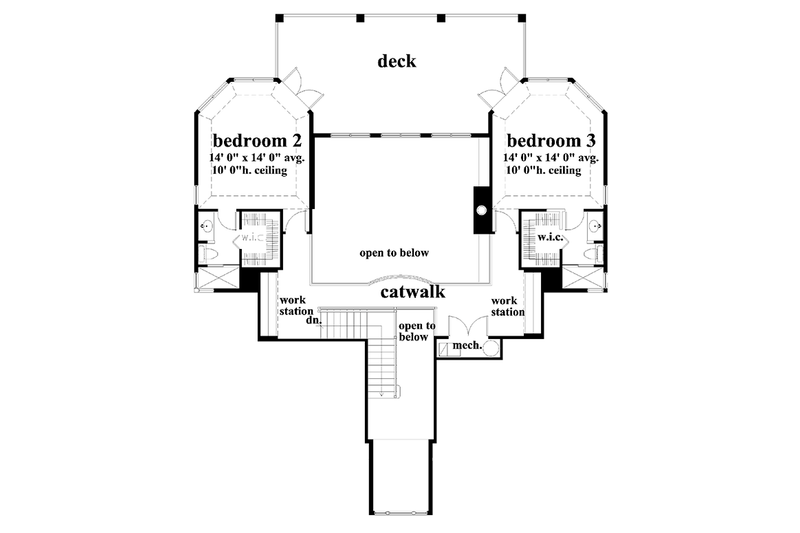 Home Plan - Floor Plan - Upper Floor for Country House Plan #930-142 - 3 bed, 3.5 bath