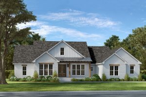 Exterior - Front Elevation 3 for Farmhouse House Plan #430-365 - 4 bed, 2.5 bath