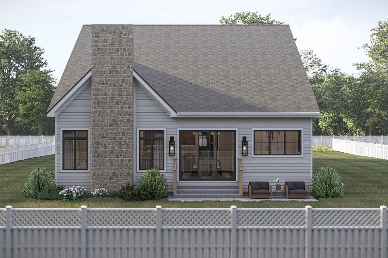 House Blueprint - Exterior - Other Elevation 1 for Farmhouse House Plan #455-772 - 3 bed, 2.5 bath