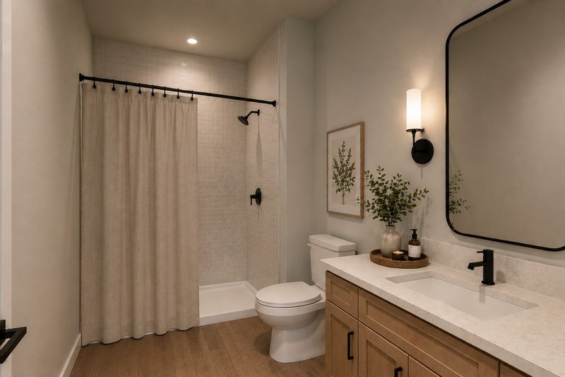 Dream House Plan - Interior - Bathroom for Barndominium House Plan #1064-505 - 1 bed, 2.5 bath