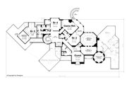 Mediterranean Style House Plan - 5 Beds 6 Baths 6834 Sq/Ft Plan #20-2166 