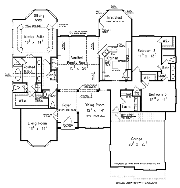 Dream House Plan - Country Floor Plan - Main Floor Plan #927-67
