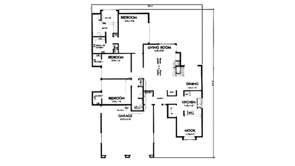 House Plan Design - Prairie Floor Plan - Main Floor Plan #320-1326