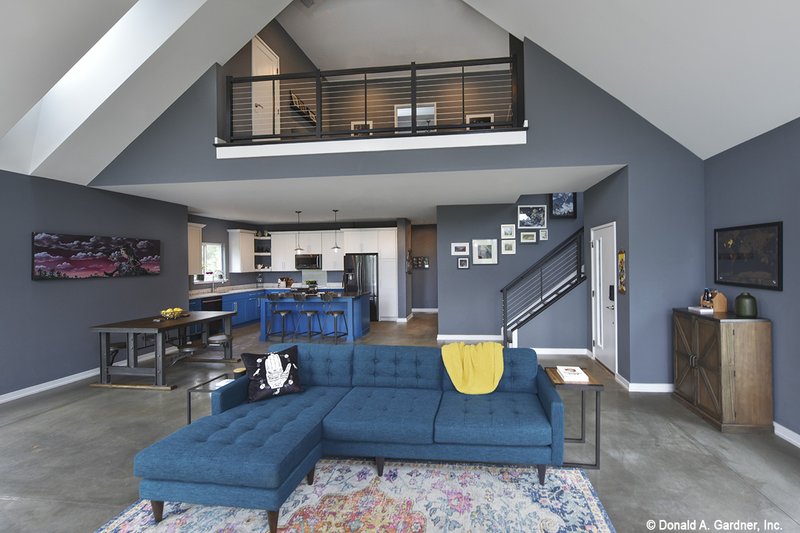 Home Plan - Interior - Family Room 1 for Contemporary House Plan #929-85 - 3 bed, 2 bath