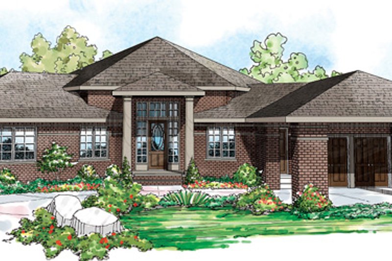 Architectural House Design - Contemporary Exterior - Front Elevation Plan #124-850