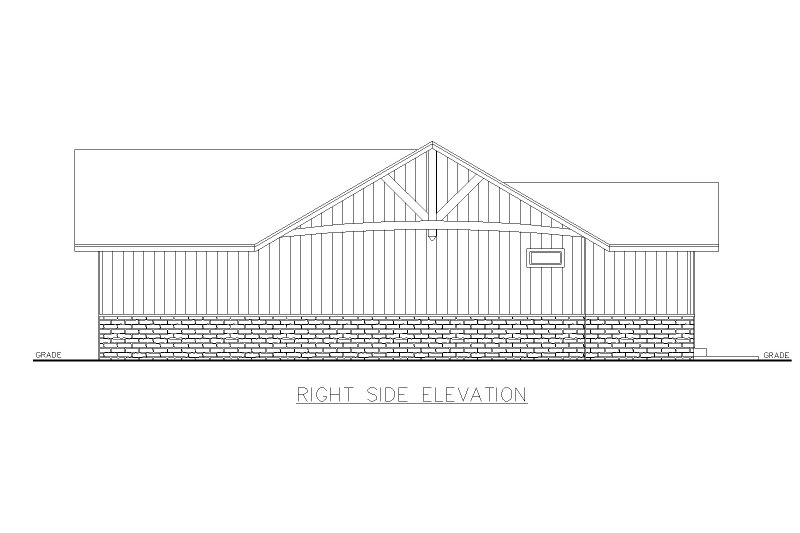 Home Plan - Exterior - Other Elevation 1 for Traditional House Plan #117-388 - 3 bed, 2 bath