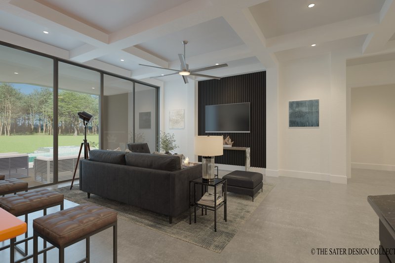 Dream House Plan - Interior - Family Room 1 for Contemporary House Plan #930-552 - 5 bed, 4.5 bath