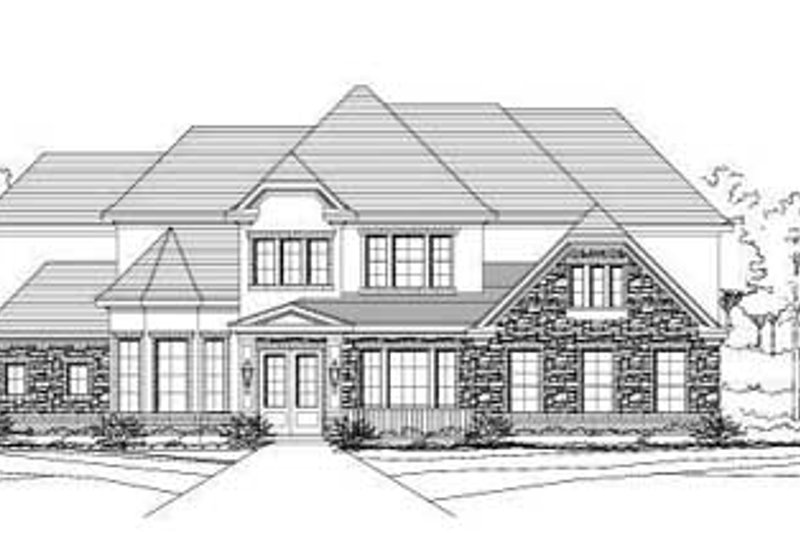 Traditional Style House Plan - 5 Beds 3 Baths 4398 Sq/Ft Plan #411-183