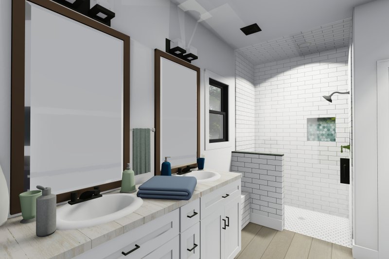 Home Plan - Interior - Bathroom for Ranch House Plan #1069-23 - 3 bed, 2 bath