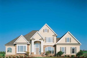 Exterior - Front Elevation 5 for European House Plan #929-322 - 3 bed, 2.5 bath