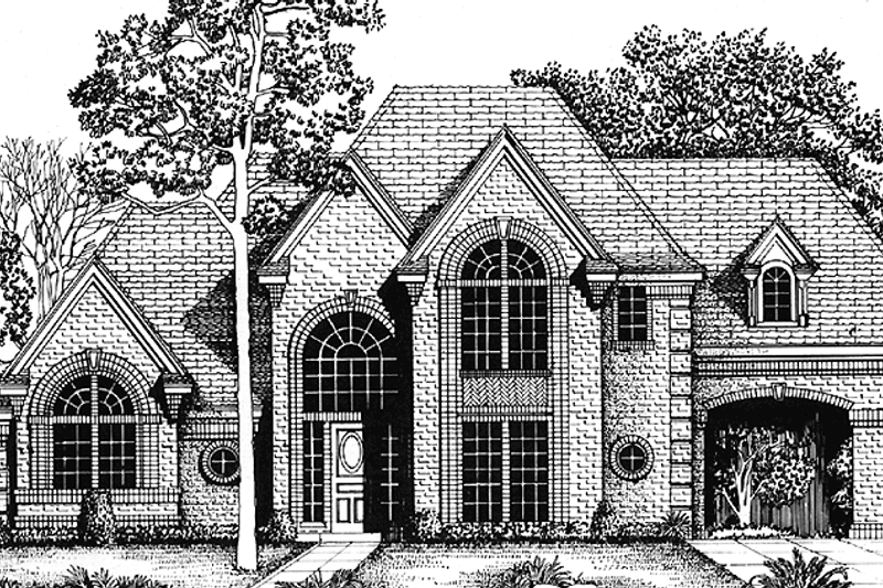 House Plan Design - Country Exterior - Front Elevation Plan #974-45