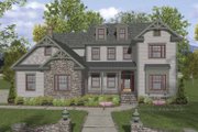 Traditional Style House Plan - 4 Beds 4 Baths 2953 Sq/Ft Plan #56-679 
