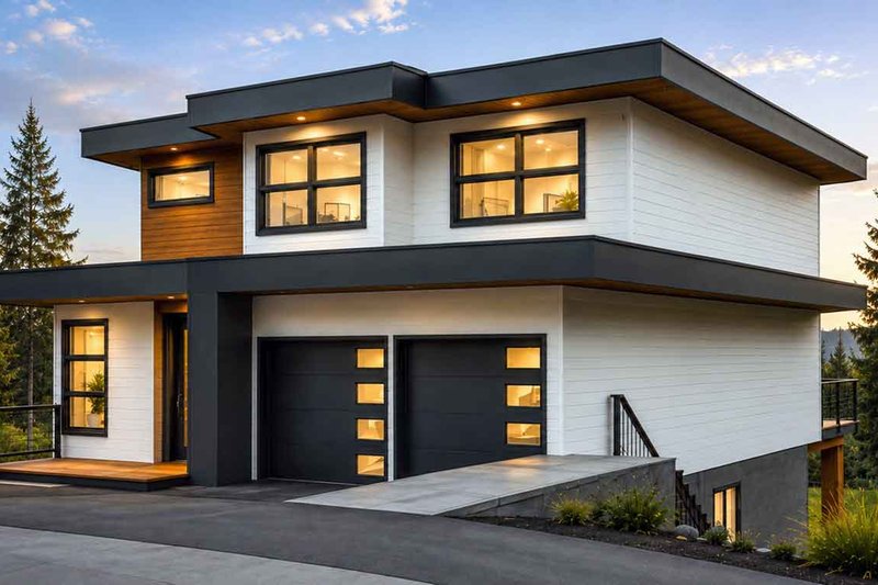 Architectural House Design - Exterior - Other Elevation for Contemporary House Plan #1101-69 - 3 bed, 3.5 bath