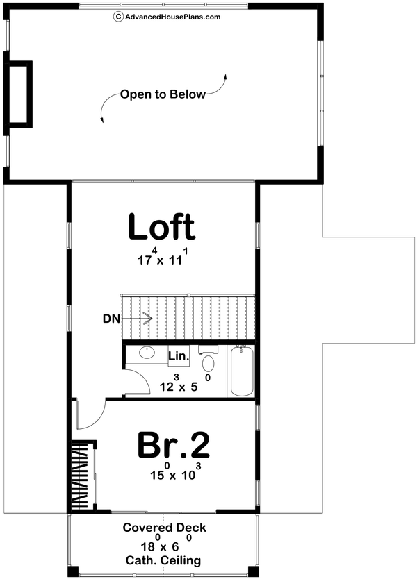Dream House Plan - Modern Floor Plan - Upper Floor Plan #455-587