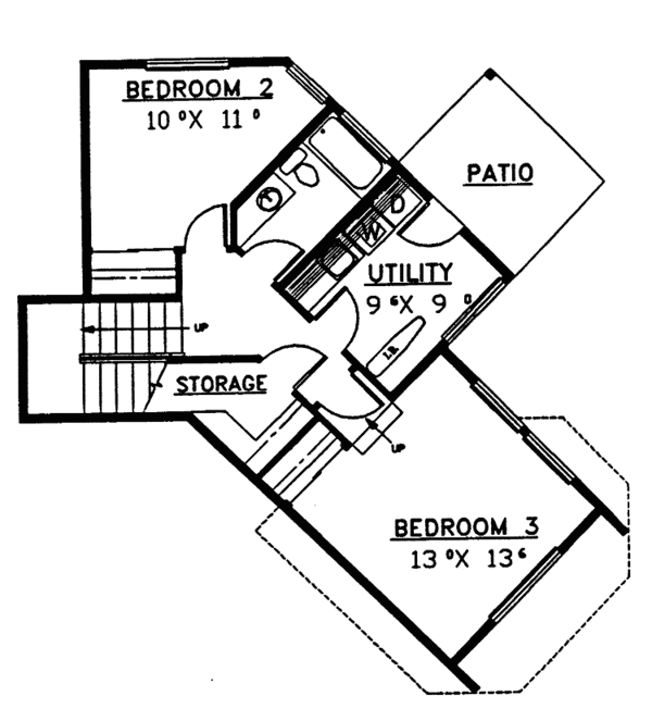 House Plan Design - Country Floor Plan - Lower Floor Plan #60-801