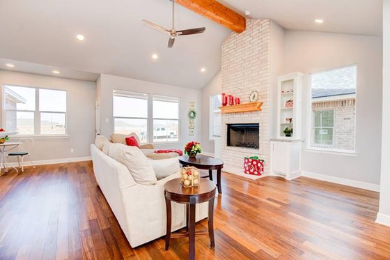Interior - Family Room for Craftsman House Plan #48-532 - 3 bed, 2 bath