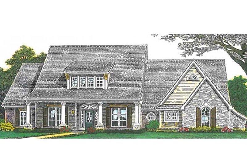 Home Plan - European Exterior - Front Elevation Plan #310-993