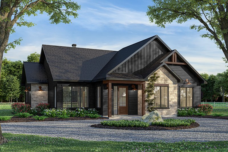 House Design - Craftsman Exterior - Front Elevation Plan #23-2847