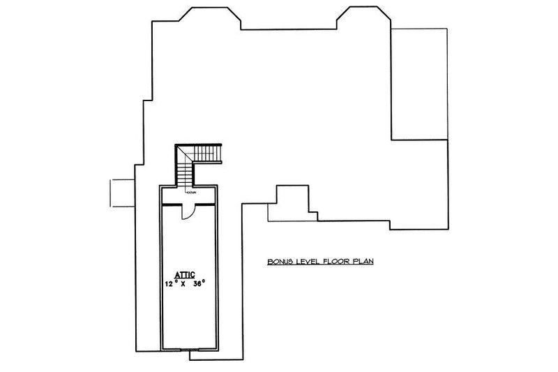 Home Plan - Floor Plan - Upper Floor for Traditional House Plan #117-545 - 3 bed, 2.5 bath