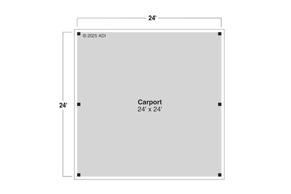 House Blueprint - Traditional Floor Plan - Main Floor Plan #124-1399
