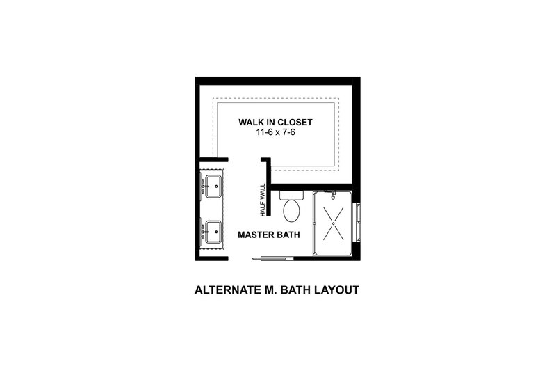 Dream House Plan - Floor Plan - Other Floor 1 for Barndominium House Plan #126-305 - 2 bed, 2 bath