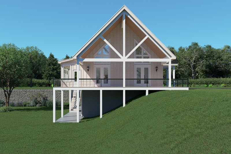 Architectural House Design - Exterior - Other Elevation 1 for Country House Plan #932-1387 - 4 bed, 3.5 bath