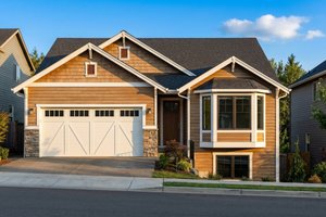 Architectural House Design - Exterior - Front Elevation for Craftsman House Plan #112-317 - 3 bed, 2.5 bath