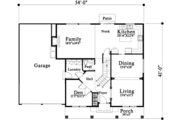 Traditional Style House Plan - 3 Beds 2.5 Baths 2729 Sq/Ft Plan #78-143 