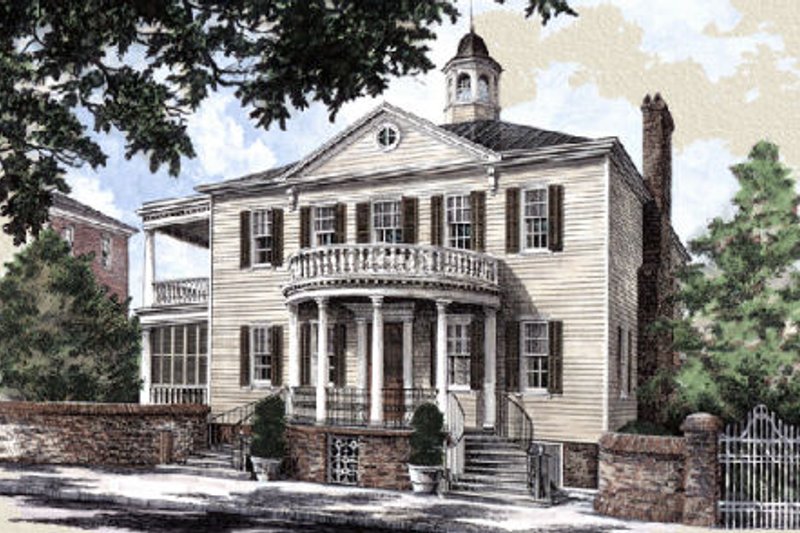 Home Plan - Exterior - Other Elevation for Classical House Plan #137-222 - 3 bed, 3 bath