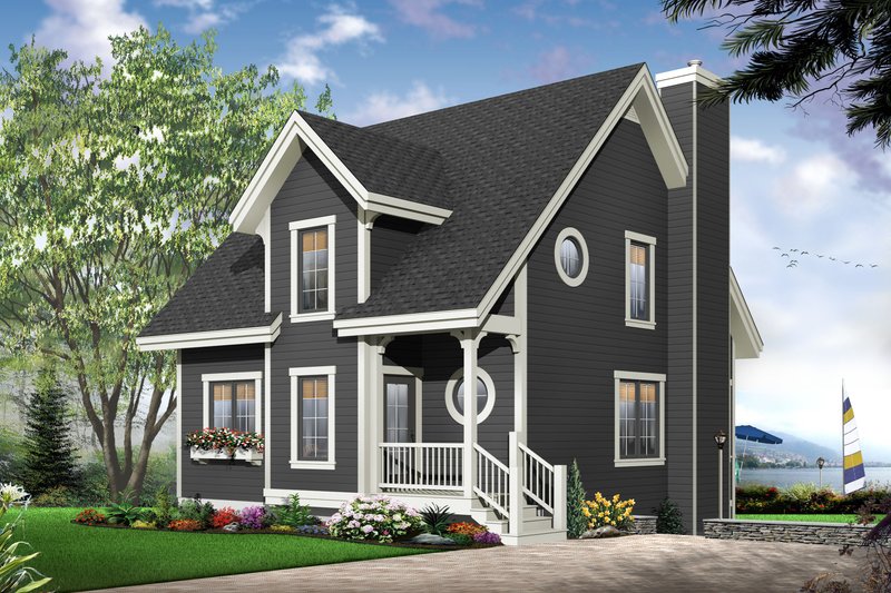 Home Plan - Traditional Exterior - Front Elevation Plan #23-663