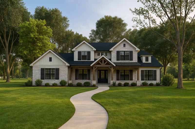House Plan Design - Photo 19 for Farmhouse House Plan #1109-15 - 5 bed, 3 bath