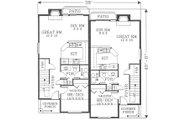 Bungalow Style House Plan - 3 Beds 1.5 Baths 1195 Sq/Ft Plan #53-449 