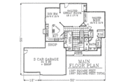 Traditional Style House Plan - 3 Beds 2.5 Baths 1997 Sq/Ft Plan #53-216 