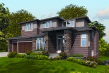 Contemporary Style House Plan - 5 Beds 4.5 Baths 4786 Sq/Ft Plan #48